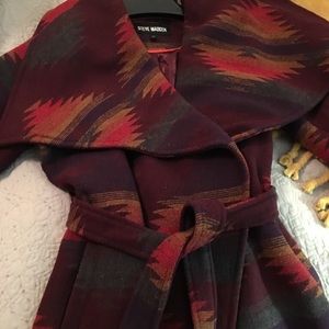 Steve Madden Belted Wrap Coat